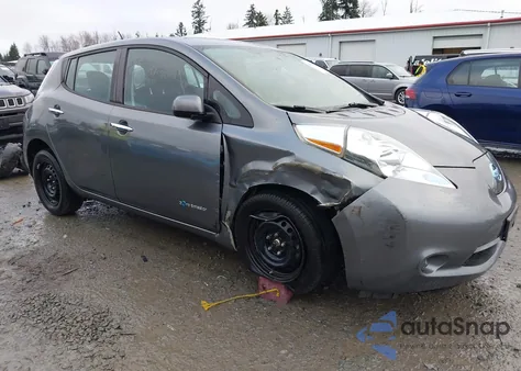2017 Nissan Leaf S z USA, uszkodzony, nr VIN 1N4BZ0CP9HC304967